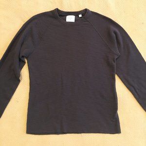 Billy Reid Raglan Waffle Knit Crew